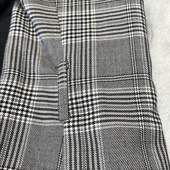 Black,Gray and White Tailored Blazer with Notched Lapels Open Front Lined - Picture 8 of 12